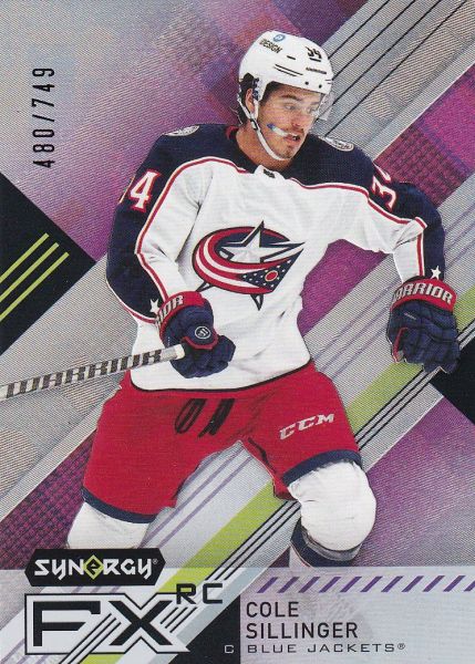 insert RC karta COLE SILLINGER 21-22 Synergy FX Rookie /749